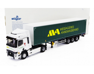 RENAULT T460 Truck Telonato Annemassiennes Transports (2021), White Green