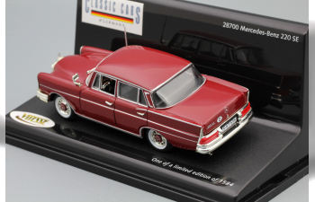 MERCEDES-BENZ 220 SE W111, dark red