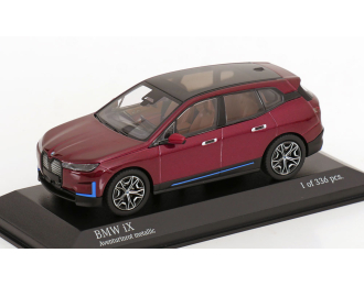 BMW iX (2022), red metallic