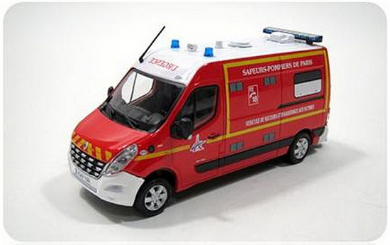 RENAULT Master VSAV 130 BSPP (2013), red