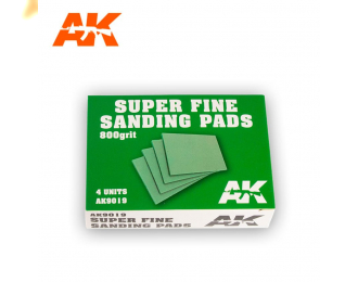 Super Fine Sanding Pads 800 grit.4 units