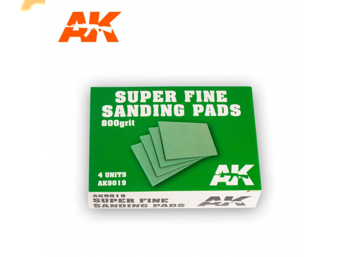 Super Fine Sanding Pads 800 grit.4 units