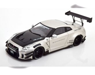 NISSAN GTR R35 LB Works, silver black