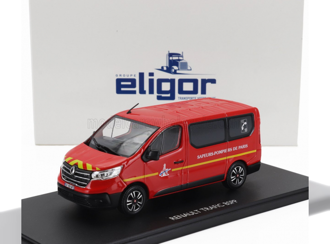 RENAULT Trafic Minibus Bspp Sapeurs Pompiers De Paris (2022), Red