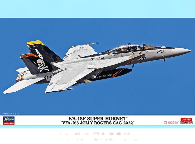 Сборная модель GRUMMAN F/a-18e Super Hornet Vfa-103 Jolly Rogers Cag Airplane Military 2022