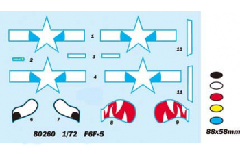 Сборная модель F6F-5 "Hellcat" Easy Assembly