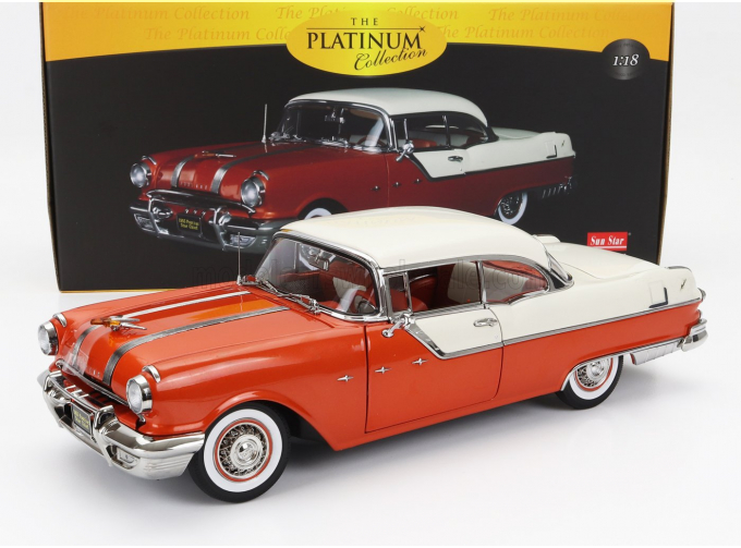 PONTIAC Star Chief Hard-top (1955), Red White