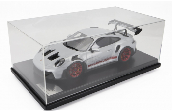 Porsche 911 (992) GT3 RS (2022), ice grey metallic / pyro red