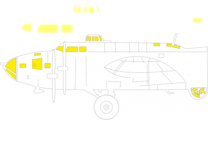 Окрасочная маска для B-17F