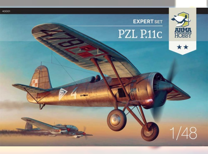 Сборная модель PZL P.11c Expert Set