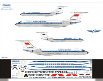 Декаль для тушка-134А-3 (Арфлот 80-90х)