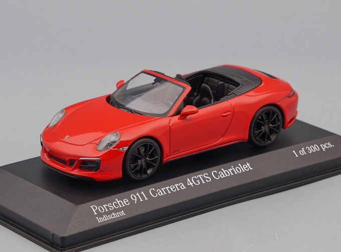 PORSCHE 911 (991.2) Carrera 4GTS Cabriolet (2017), red