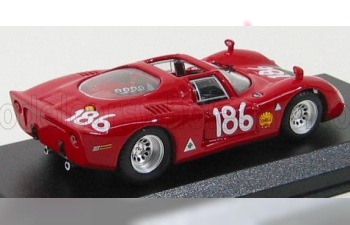 ALFA ROMEO 33.2 Spider №186 Targa Florio (1968) Giunti - Galli, Red