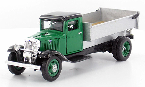 FORD BB-157 низкий борт (1934), Platinum Series 1:43, зеленый/серебристый