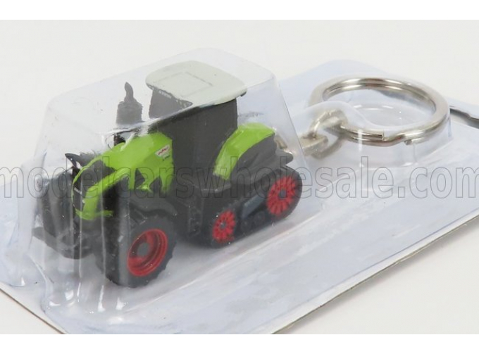 CLAAS Portachiavi - Keyring Axion 960 Tractor Cingolato (2016), Green Black