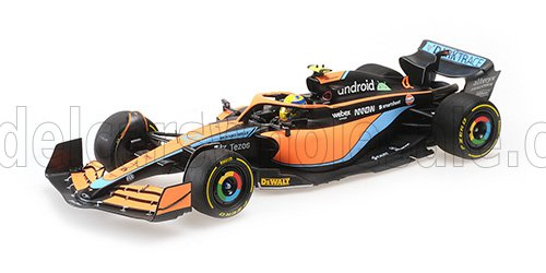 McLAREN F1 Mcl36 Mercedes Team Mclaren N4 Bahrain Gp (2022) Lando Norris, Orange Light Blue