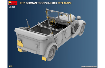 Сборная модель MERCEDES-BENZ 170vk German Military Troop Carrier 1936