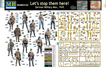 Сборная модель Немецкие военные "Остановим их здесь"