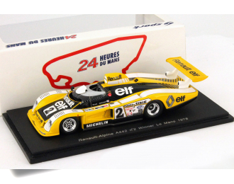 RENAULT-ALPINE A442 #2 Winner Lm D. Pironi - J-P Jaussaud (1978), yellow