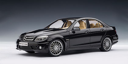 MERCEDES-BENZ C63 AMG, BLACK WITH LEATHER SEATS