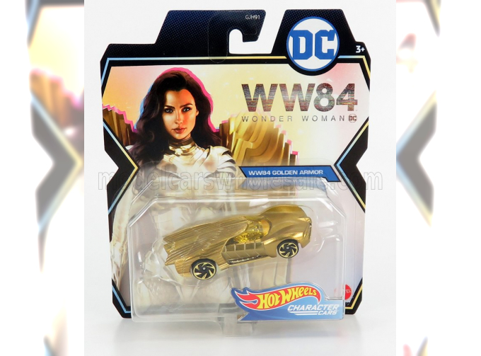 DC-COMICS Wonder Woman Car, Gold