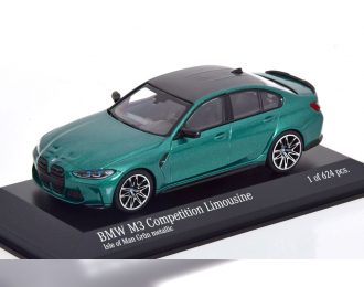 BMW M3 Competition Saloon (2020), dark green-metallic