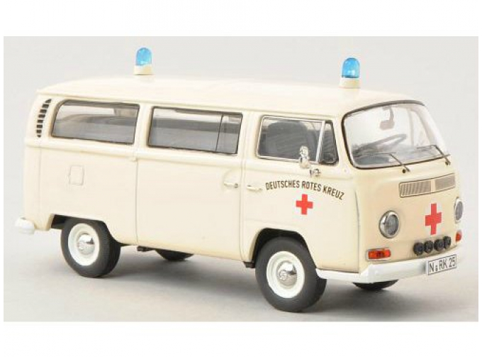 VOLKSWAGEN Bulli T2a Red Cross (1967), белый