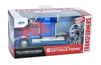 WESTERN STAR 5700XE - Optimus Prime Transformers, Blue Red