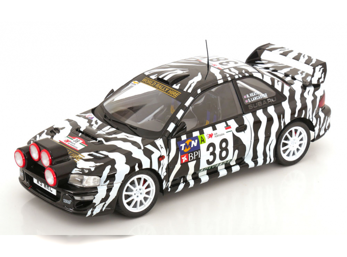 SUBARU Impreza S5 Wrc99 №38 Tap Rally Of Portugal (2001) Nigel Heath - Steve Lancaster, White Black