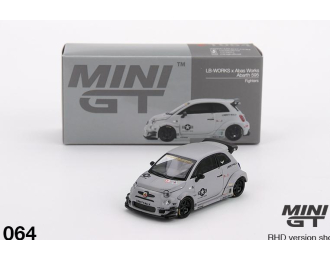 FIAT Abarth 595 LB-Works X Abas Works Fighters 2024, grey