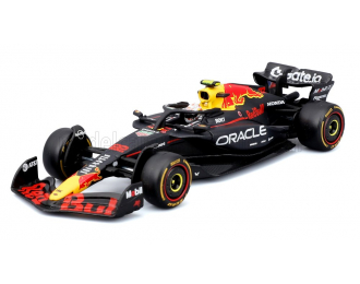 RED BULL F1 Rb21 Team Oracle Red Bull Racing №22 Season (2025) Yuki Tsunoda - With Pilot And Showcase, Blue Yellow Red