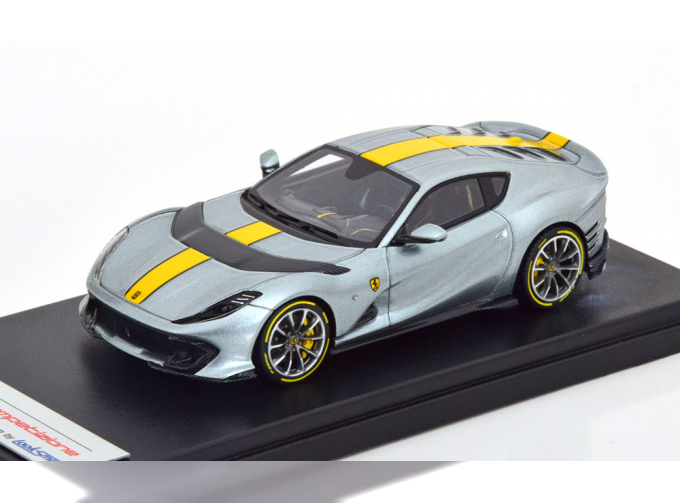 FERRARI 812 Competizione (2021), grey metallic yellow