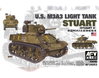 Сборная модель Американский легкий танк M3A3 Stuart
