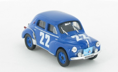 RENAULT 4 CV berline Coupe des Alpes type R 1063 de 1954, серия Renault 4 CV 21, синий