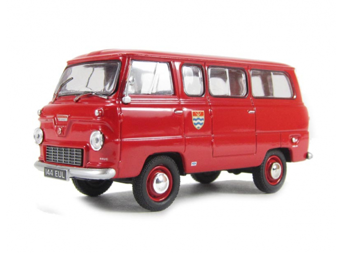 FORD Thames 400E Minibus London Fire Brigade (1962), red