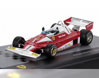FERRARI F1 312t2 №1 Season (1976) Niki Lauda - Con Vetrina - With Showcase, Red White Silver