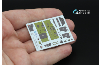 3D Декаль интерьера кабины P-38J Lightning (Hasegawa)