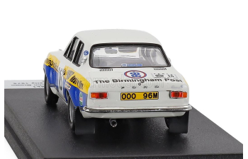 FORD Escort Mki №16 Rally City Granite (1975) Russell Brookes - John Brown, White Blue Yellow