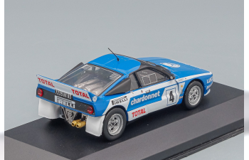 LANCIA 037 Rally #4 Jean-Claude Andruet - Annick Peuvergne, Rally du Var 1984, blue