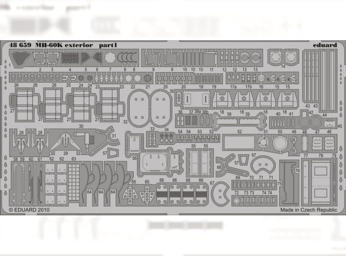 Фототравление MH-60K exterior