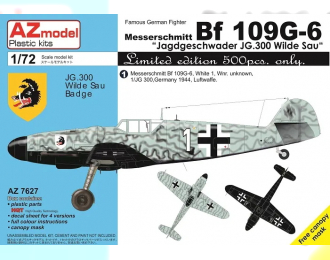 Сборная модель Самолет Messerschmitt Bf-109G-6 'JG 300 Wilde Sau'