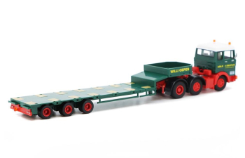 MERCEDES-BENZ LPS 2032 SZ с полуприцепом Willi Oepen, red/green