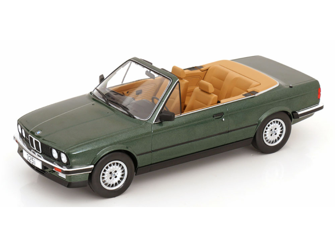 BMW 325i (E30) Cabriolet (1985), dark green