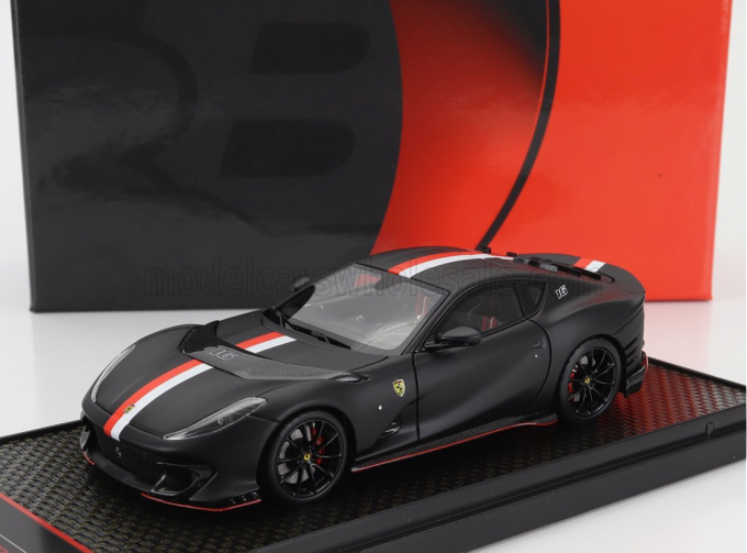 FERRARI 812 Competizione №16 Principato Di Monaco Livery (2021), Matt Black