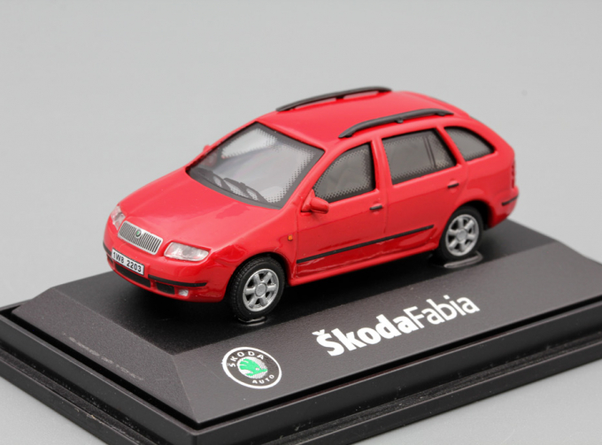 SKODA Fabia, red