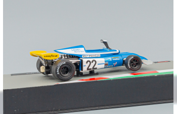 EIFELLAND F1 E21 N 22 Season (1972) Rolf Stommelen, light blue / white / yellow