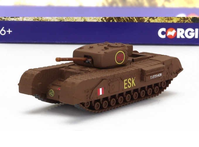 TANK Churchill Mkiii (1941) - Cm. 8.0, Military Brown