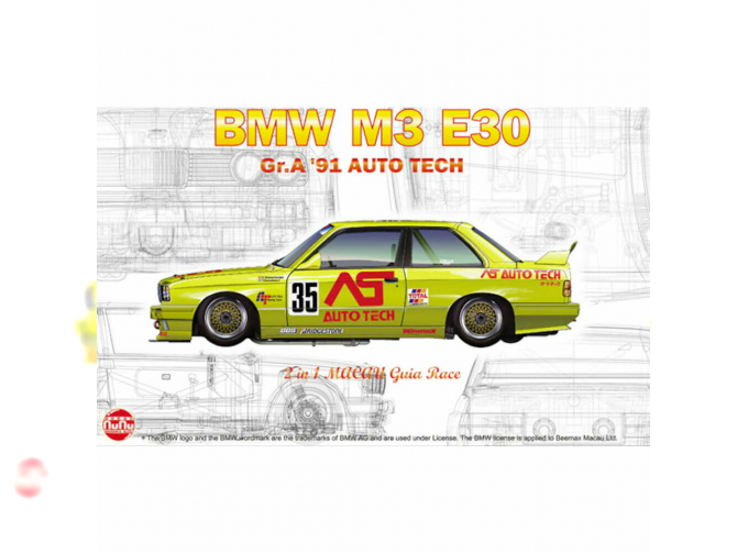 Сборная модель BMW M3 E30 Gr.A 91 Auto Tech