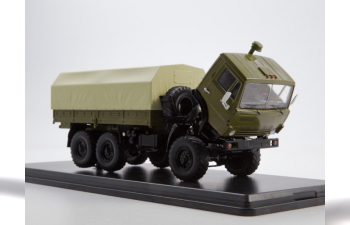 Камский грузовик 4310 бортовой (с тентом), хаки