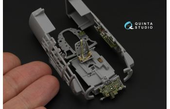 3D Декаль интерьера кабины A6M5 Zero, пр-ва Mitsubishi (Fine Molds)